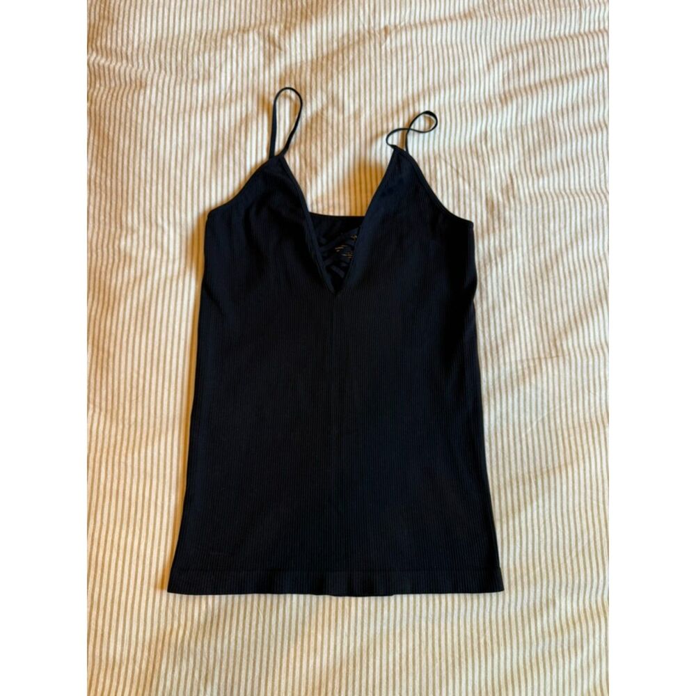 Free People Intimately Free Ribbed Criss-Cross Camisole